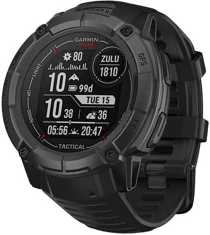 Умные часы Garmin Instinct 2x Solar Tactical Edition (черный)