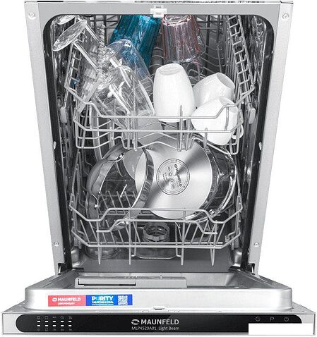 Встраиваемая посудомоечная машина MAUNFELD MLP4529A01 Light Beam