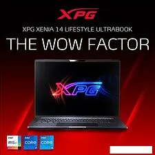 Ноутбук A-Data XPG Xenia 14 XENIA14I7G11GXELX-BKCRU