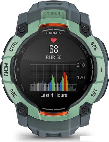 Умные часы Garmin Instinct 3 50 мм (зеленый)