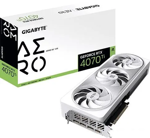 Видеокарта Gigabyte GeForce RTX 4070 Ti Aero OC 12G GV-N407TAERO OC-12GD