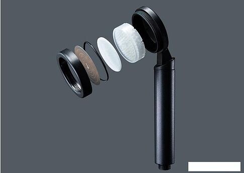 Душевая лейка Aroma Sense AS-9000RB (черный матовый)