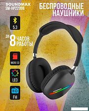 Наушники Soundmax SM-HP2200B (серый)