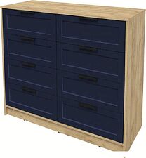 Комод Интерлиния Концепт Тренд КТ-К117 (дуб золотой/индиго)