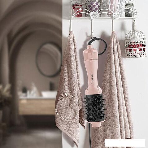 Фен-щетка Endever Aurora-498 (розовый)