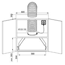 Кухонная вытяжка ZUGEL ZHI523X