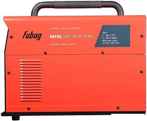 Сварочный инвертор Fubag INTIG 320 T W DC PULSE 31453.1 (с горелкой)