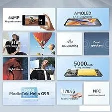 Смартфон POCO M5s 6GB/128GB международная версия (серый)