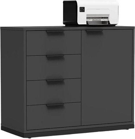 Тумба Crafto Вера 03 90x40x75 (графит)