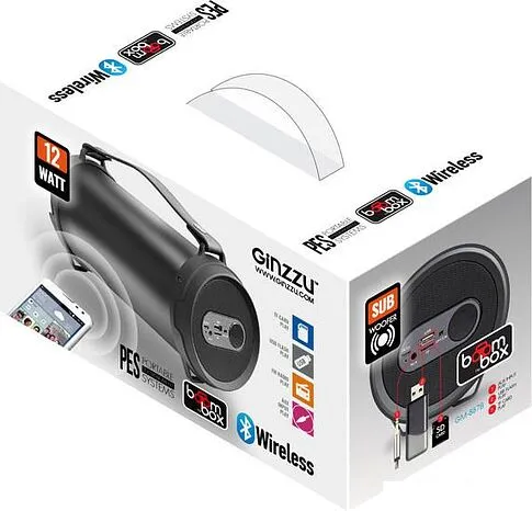Беспроводная колонка Ginzzu GM-887B