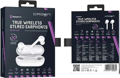 Наушники CrownMicro CMTWS-5006 (белый)