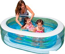 Надувной бассейн Intex Oval Whale Fun 163x107x46 (57482)