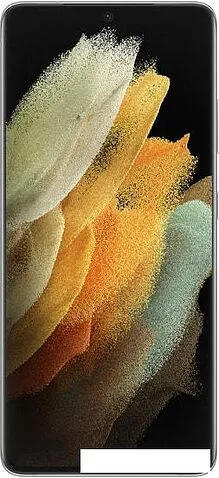 Смартфон Samsung Galaxy S21 Ultra 5G SM-G998B/DS 12GB/128GB Восстановленный by Breezy, грейд A (серебряный фантом)