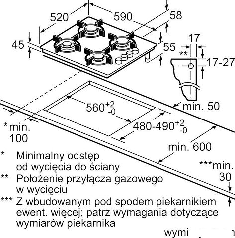 Варочная панель Bosch POH6B6B10
