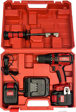 Ударная дрель-шуруповерт ELITECH ДА 18УБЛ2 (с 2-мя АКБ 2 Ач, кейс)