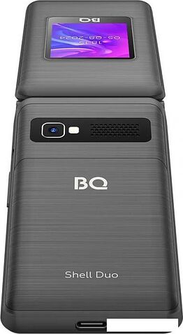 Кнопочный телефон BQ BQ-2412 Shell Duo (черный)