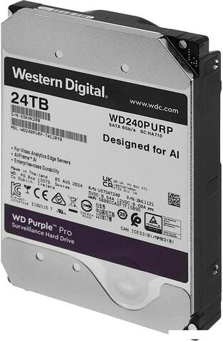 Жесткий диск WD Purple Pro 24TB WD240PURP
