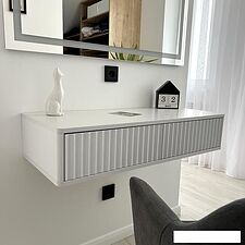 Тумба Shtabe Royal 5010 эко (белый/белый)