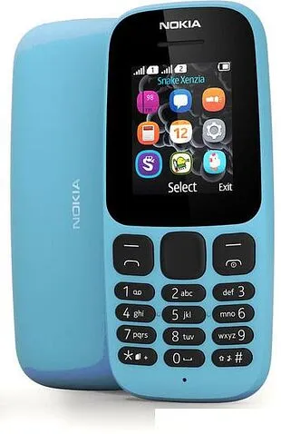 Мобильный телефон Nokia 105 Dual SIM (2017) (синий)