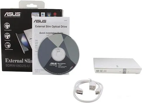 DVD привод ASUS SDRW-08D2S-U (белый)