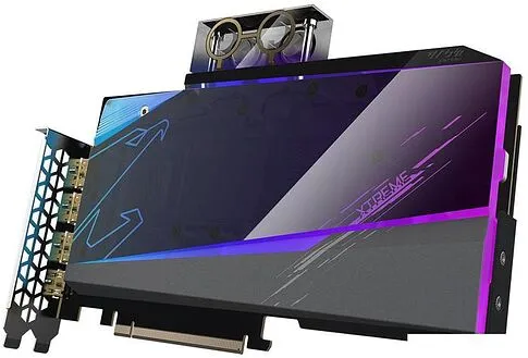 Видеокарта Gigabyte Aorus GeForce RTX 4070 Ti 12GB Xtreme Waterforce WB GV-N407TAORUSX WB-12GD