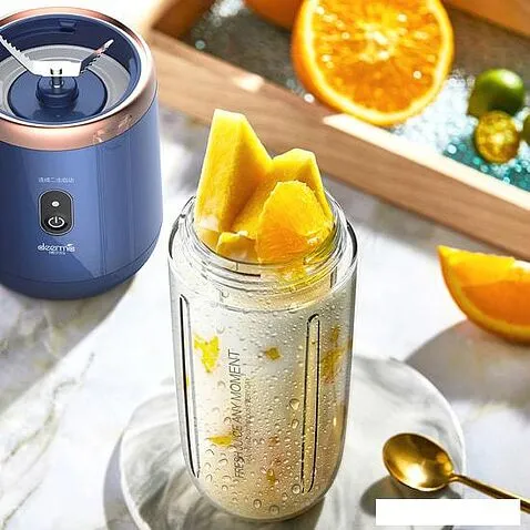 Портативный блендер Deerma DEM-NU06 Blue
