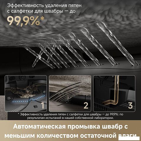 Робот-пылесос Dreame Robot Vacuum X50 Master (евровилка, черный)