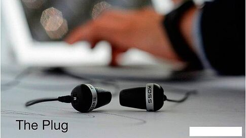 Наушники KOSS The PLUG (черный)