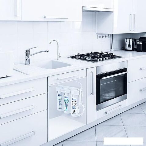 Стационарная система "под мойкой" БАРЬЕР Профи Жесткость Х2