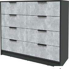 Комод Интерлиния Концепт КТ-К117 (бетон/антрацит)