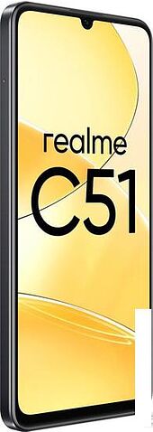 Смартфон Realme C51 RMX3830 6GB/256GB (угольно-черный)