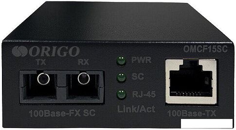 Медиаконвертер Origo OMCF15SC/A1A