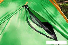 Треккинговая палатка Sundays Summer 4 (зеленый/желтый)