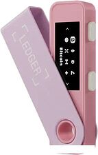 Аппаратный криптокошелек Ledger Nano S Plus (пастельный розовый)