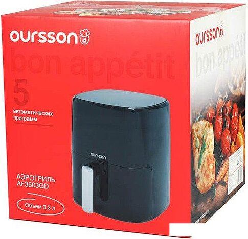 Аэрогриль Oursson AF3503GD/BL