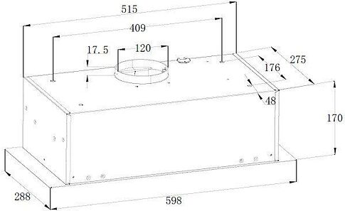 Кухонная вытяжка ZorG Basta 750 60 M (белый)