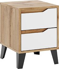 Тумба ЭлиГард Eyva 2S (дуб вотан/белый)