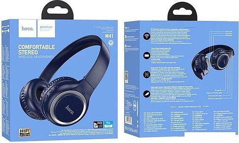 Наушники Hoco W41 (темно-синий)