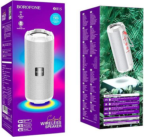 Беспроводная колонка Borofone BR15 (серый)