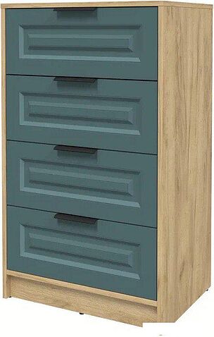 Комод Интерлиния Концепт КТ-К60 Деко (дуб золотой/верде)