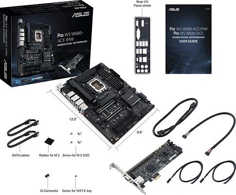 Материнская плата ASUS Pro WS W680-ACE IPMI