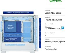 Корпус XASTRA A510M 4ARGB-UC (белый)