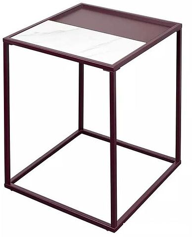 Журнальный столик Bergenson Bjorn Mayen BB0000486 (белый/сливовый)