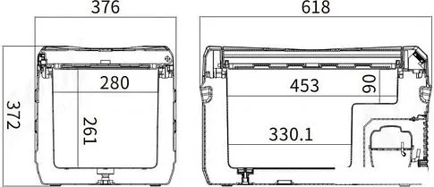 Компрессорный автохолодильник Alpicool NL30 (12/24, без адаптера 220В)