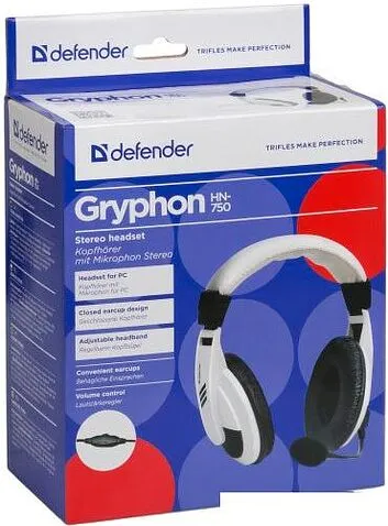 Наушники с микрофоном Defender HN-750