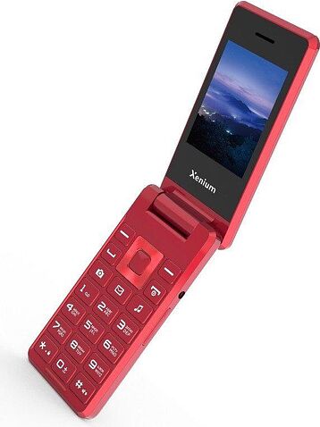 Кнопочный телефон Xenium X600 (красный)
