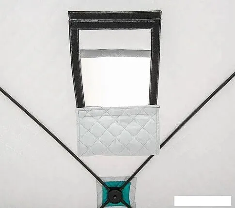 Палатка для зимней рыбалки Premier Fishing Куб PR-ISCC-150BG (бирюзовый/серый)