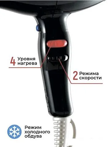 Фен ETI Micro Stratos SDL (черный)