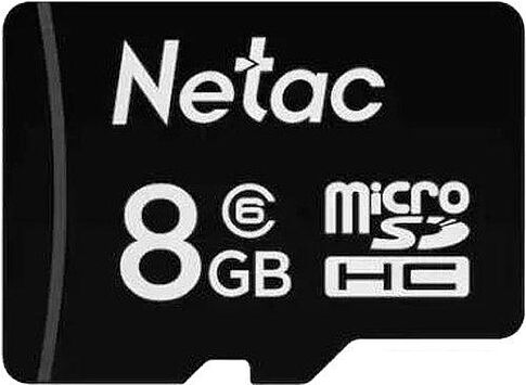 Карта памяти Netac P500 Standard 8GB NT02P500STN-008G-R (с адаптером)