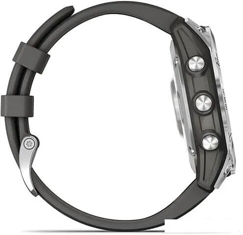 Умные часы Garmin Fenix 7 Solar 47 мм (серебристый/графитовый)